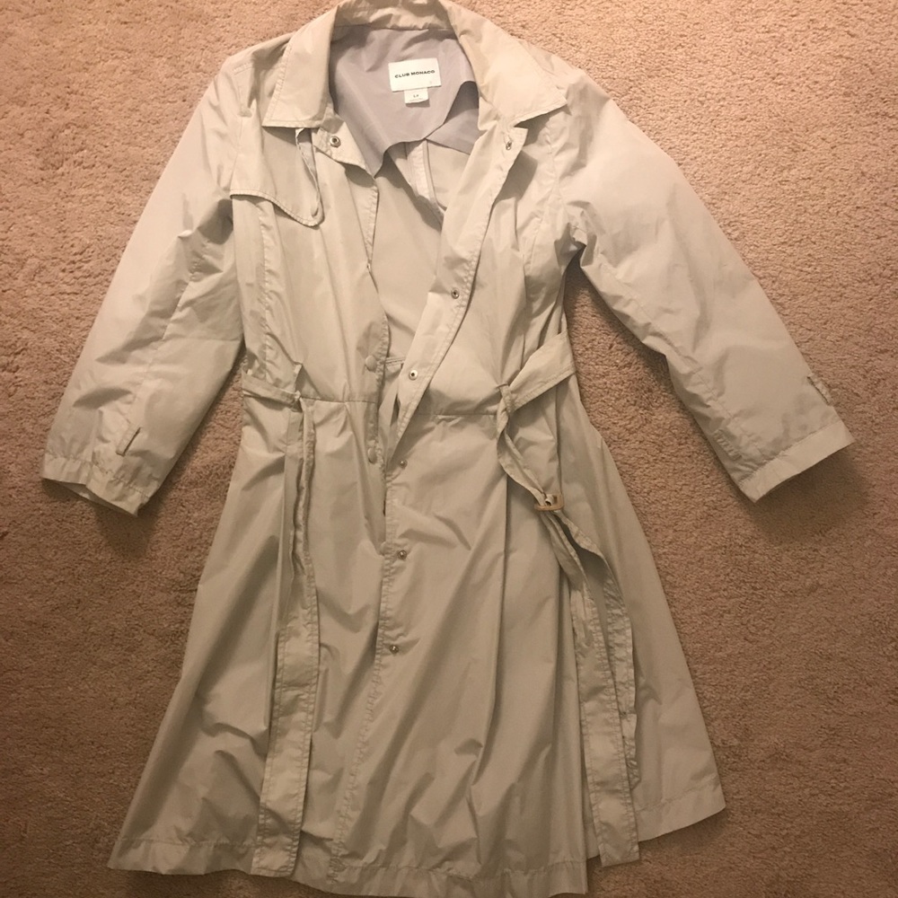 Club Monaco Grey Raincoat